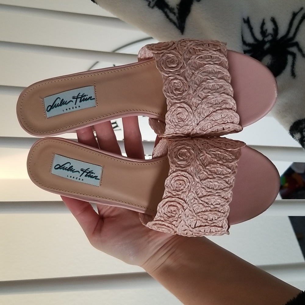 Collectif Lulu Hun Nancy Heel in Blush Pink - Picture 12 of 13